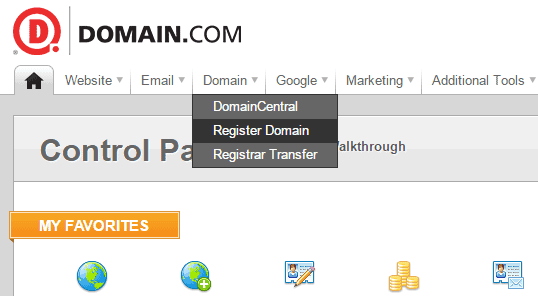 buy domain at domain.com